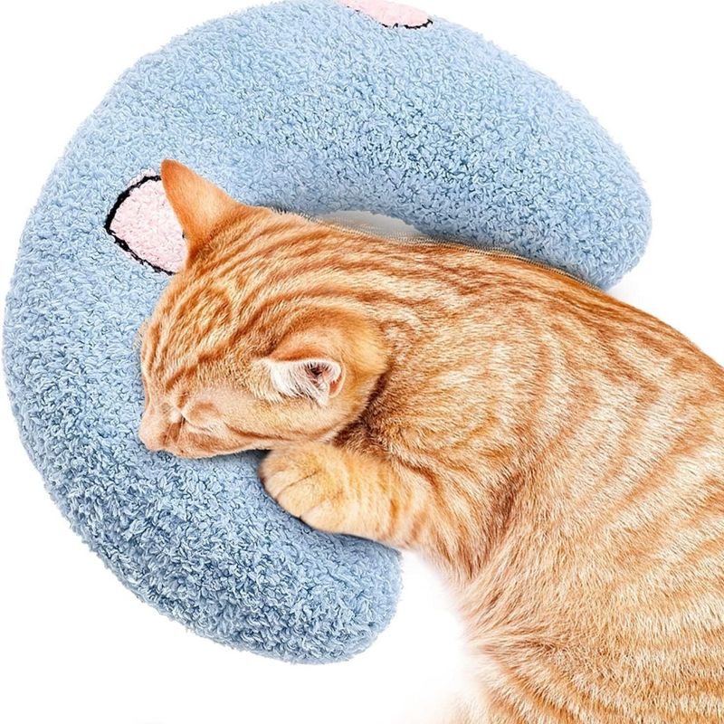 ZooVenture Plüsch Kissen Katze Hund - 27x17x6cm, Weich