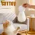FurryFusion Jouet en forme de poulpe en poils de lapin pour chat