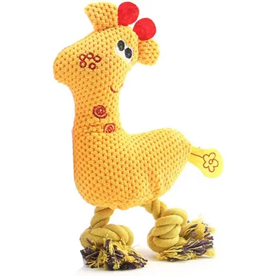 ZooVenture Jouet Cerf Rouge Chien Morsure
