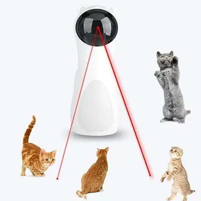 Zoomtopia Jouet laser automatique pour chat trajectoire aléatoire
