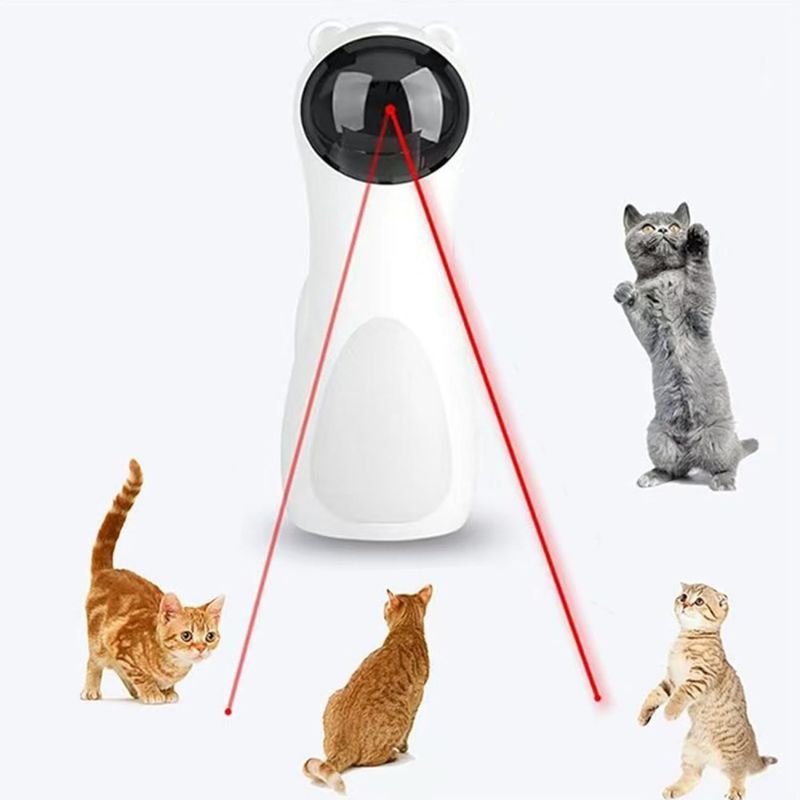 Zoomtopia Jouet laser automatique pour chat trajectoire aléatoire