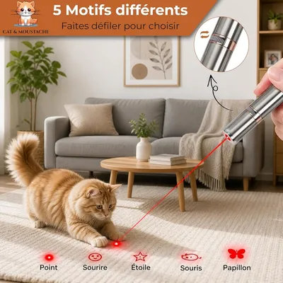 MCBOSON Stylo jouet 7en1 USB rechargeable chien chat