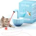 Selbstaktivierendes Laserspielzeug für Katzen, blau.