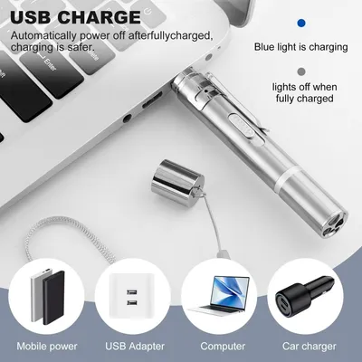 PetTribes Jouet Laser Chat, 3 Modes 5 Motifs, Rechargeable USB