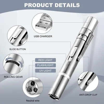 PetTribes Jouet Laser Chat, 3 Modes 5 Motifs, Rechargeable USB
