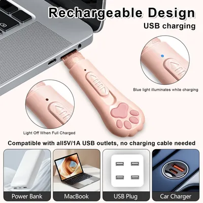 PetTribes Jouet Interactif Chat Poursuite Laser Portable