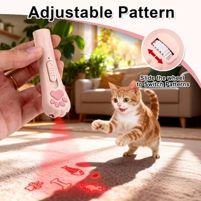 PetTribes Jouet Interactif Chat Poursuite Laser Portable