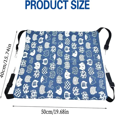 Hamac pour Chat PetTribes - Coton Doux, Supporte 6kg