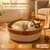 FurryFusion Nid en vannerie pour chats et chiens d'été FurryFusion Nid en vannerie pour chats et chiens d'été