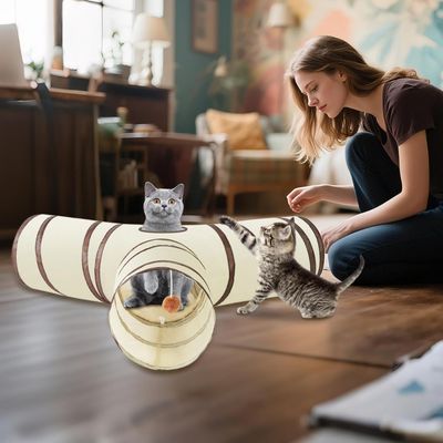 Tunnel pour Chat PetTribes - Pliable, Portable 25.59 pouces