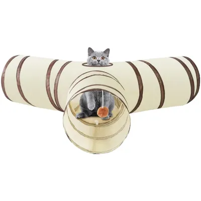 Tunnel pour Chat PetTribes - Pliable, Portable 25.59 pouces