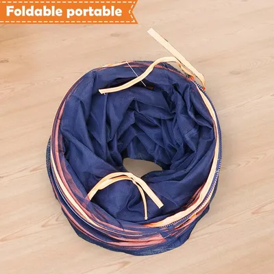 Zoomtopia Tunnel 2 en 1 pour chat avec tente hexagonale 120cm Zoomtopia Tunnel 2 en 1 pour chat avec tente hexagonale 120cm