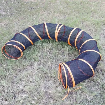 Zoomtopia Tunnel 2 en 1 pour chat avec tente hexagonale 120cm Zoomtopia Tunnel 2 en 1 pour chat avec tente hexagonale 120cm