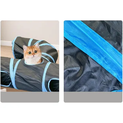 Tunnel de Jeu Pliant pour Chat - Stimule la Curiosité