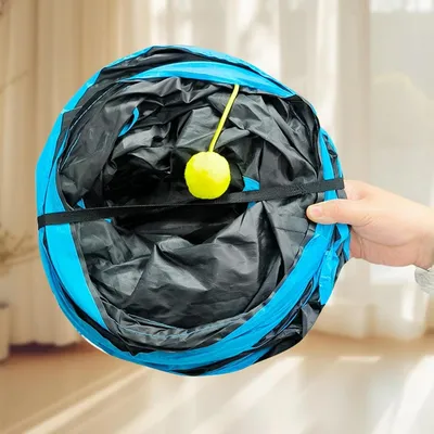 Tunnel de Jeu Pliant pour Chat - Stimule la Curiosité