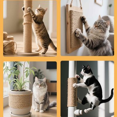 FurryFusion Corde de jute de rechange pour griffoir pour chat