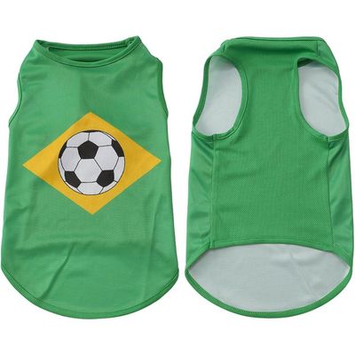 Weltmeisterschaft Strick-Sportjacke für Haustiere, Grün, XS