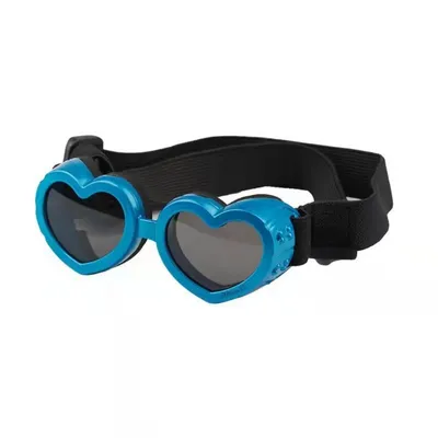 ZooVenture Hunde Sonnenbrille Herzform - UV-Schutz, Winddicht