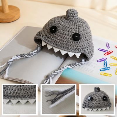 FurryFusion Bonnet en tresses pour chats et chiens