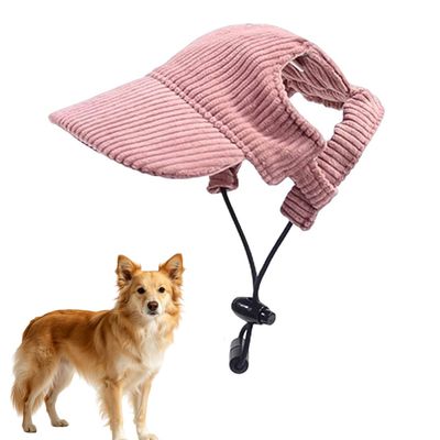 HausPets Casquette Baseball Chien Réglable Protection Solaire Rose M