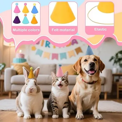 ZooVenture Partyhuetchen Tiere 12St Bunt ZooVenture Partyhuetchen Tiere 12St Bunt