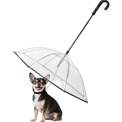 PetTribes Parapluie pour Petit Chien avec Laisse Intégrée