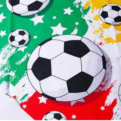 Set 3 Fußball-Bandanas kleine/mittelgroße Hunde, verstellbar weich.