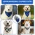 HausPets 2er Pack Karierte Hunde Schals Verstellbar Alle Größen HausPets 2er Pack Karierte Hunde Schals Verstellbar Alle Größen