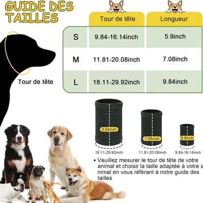 HausPets Hunde Ohrenabdeckung Geräuschdämpfung M