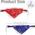 HausPets 2er Pack Verstellbare Hunde Halstücher Rot + Blau HausPets 2er Pack Verstellbare Hunde Halstücher Rot + Blau
