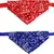HausPets 2er Pack Verstellbare Hunde Halstücher Rot + Blau HausPets 2er Pack Verstellbare Hunde Halstücher Rot + Blau