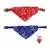 HausPets 2er Pack Verstellbare Hunde Halstücher Rot + Blau HausPets 2er Pack Verstellbare Hunde Halstücher Rot + Blau