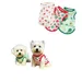 Set 3 atmungsaktive Sommer-T-Shirts kleine/mittelgroße Hunde + Strass.