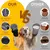 HausPets Juego de 4 zapatos impermeables antideslizantes perros, talla L