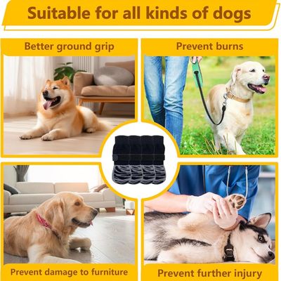 HausPets Juego de 4 zapatos impermeables antideslizantes perros, talla L