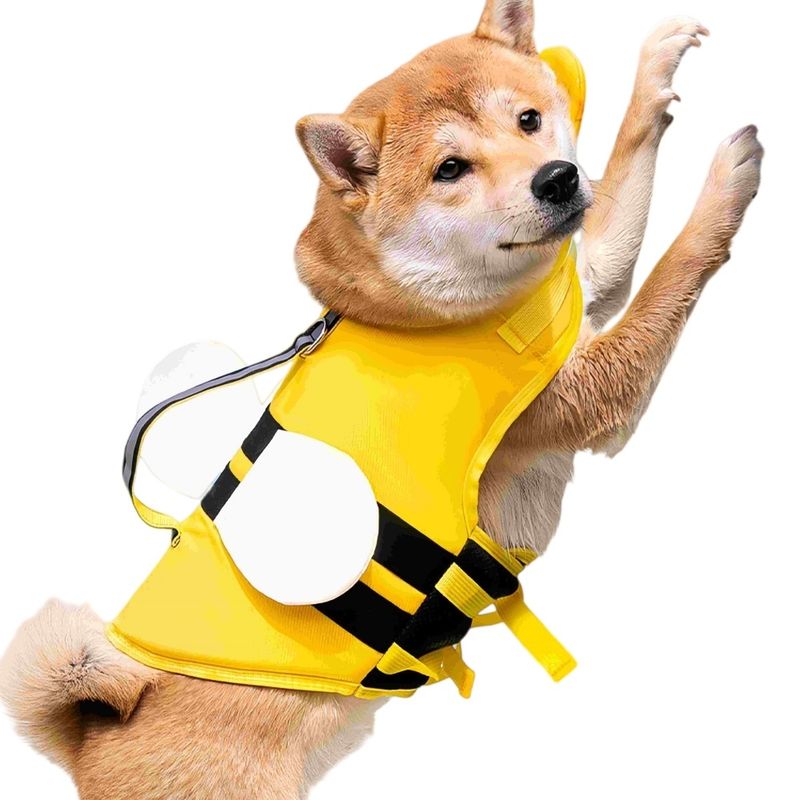 FurryFusion Rettungsweste für Hunde in Bienenform