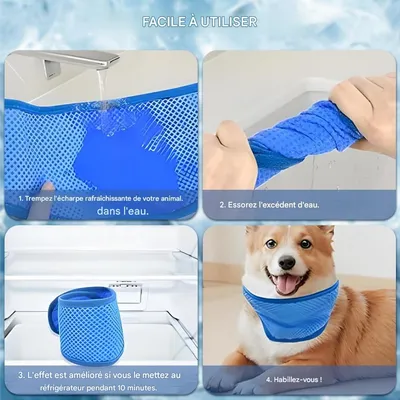 FurryFusion Kühlender Schal für Hunde