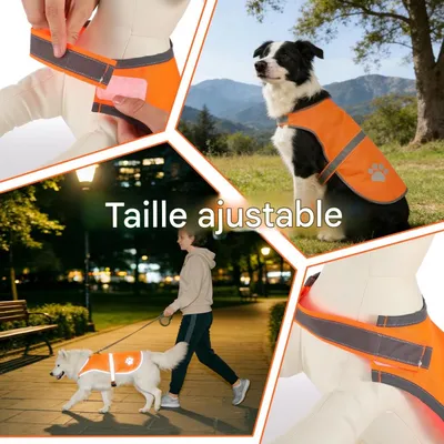 Reflektierende Hunde-Sicherheitsweste von FurryFusion Reflektierende Hunde-Sicherheitsweste von FurryFusion