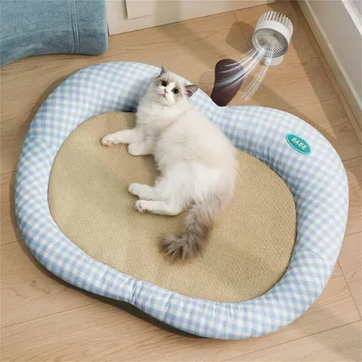 HausPets Nid pour Chat en Été tapis de Soie de Glace 59×45cm HausPets Nid pour Chat en Été tapis de Soie de Glace 59×45cm