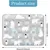 PetTribes Tapis Refroidissant Gris Ours : Auto-Refroidissant, Réutilisable,