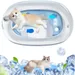 Verdickte waschbare und aufblasbare Wassermatratze für Katzen und Hunde(XL)