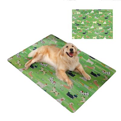 HausPets Tapis Rafraîchissant pour Chats et Chiens, 50x70cm Vert