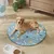 HausPets Tapis Rafraîchissant en Soie de Glace 60x60cm Rond Bleu HausPets Tapis Rafraîchissant en Soie de Glace 60x60cm Rond Bleu