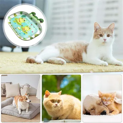 HausPets Aufblasbare Kühlmatte für Hunde und Katzen