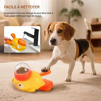 FurryFusion Dispenseur nourriture canard pour chats et chiens FurryFusion Dispenseur nourriture canard pour chats et chiens