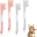 Zoomtopia Lot 4 cuillères chat nourriture humide TPR rose gris