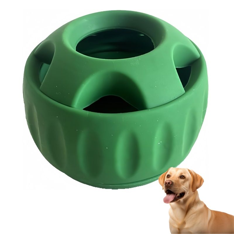 MCBOSON Verbesserter Langsamfressball für Hunde Grün