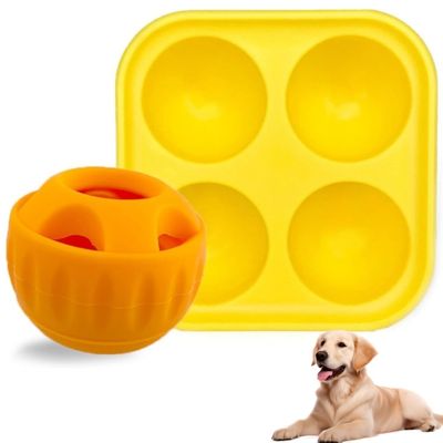 MCBOSON Balle et plateau de distribution lente améliorés pour chiens Vert