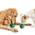 MCBOSON Balle à alimentation lente améliorée pour chiens Orange