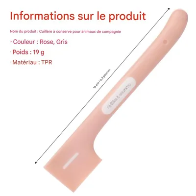 FurryFusion Cuillère pour conserve de chien et chat FurryFusion Cuillère pour conserve de chien et chat